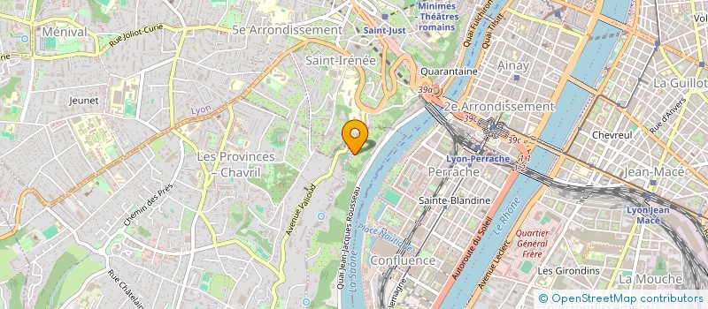 localisation de l'entreprise SCI POUKI  SAINTE-FOY-LES-LYON