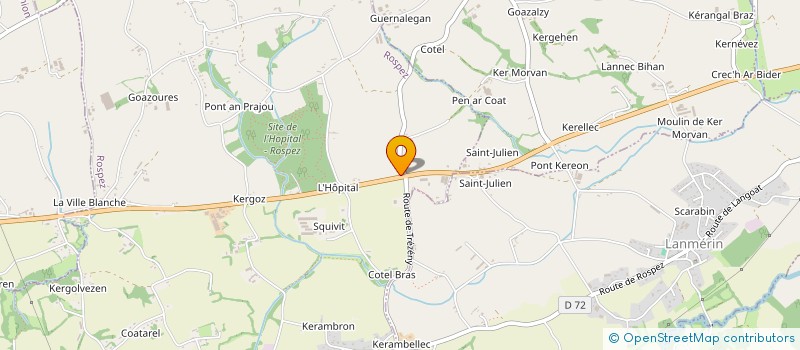 localisation de l'entreprise SCI POUL AR BAYER  ROSPEZ