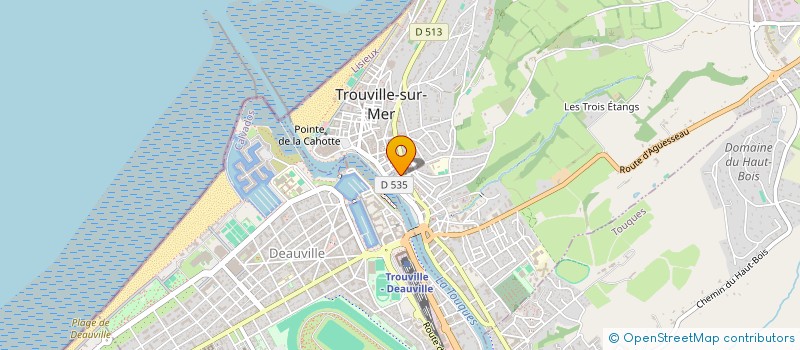 localisation de l'entreprise SCI POUL1  TROUVILLE-SUR-MER