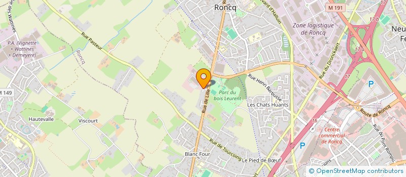 localisation de l'entreprise SCI POULA FAMILY à RONCQ