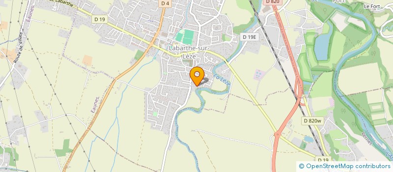 localisation de l'entreprise SCI POULAILLER  LABARTHE SUR LEZE