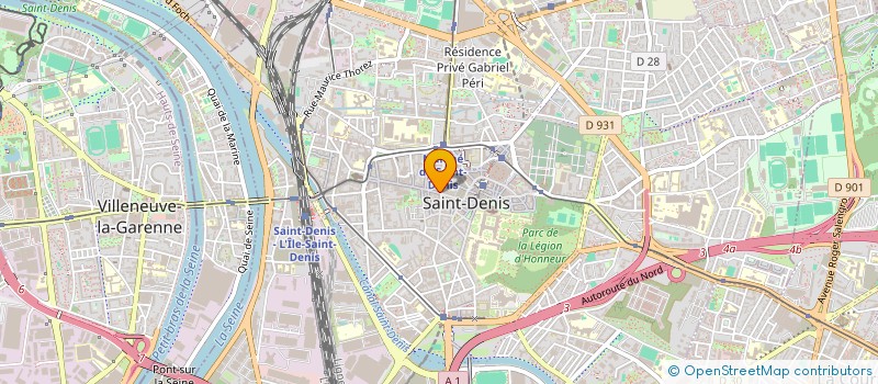 localisation de l'entreprise SCI POULAIN à SAINT-DENIS