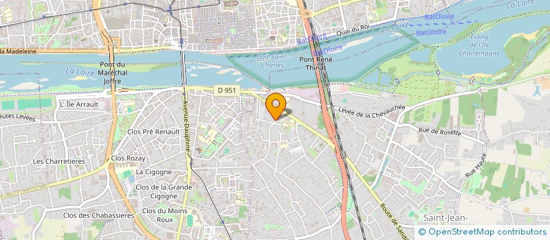 localisation de l'entreprise SCI POULAIN  SAINT-JEAN-LE-BLANC