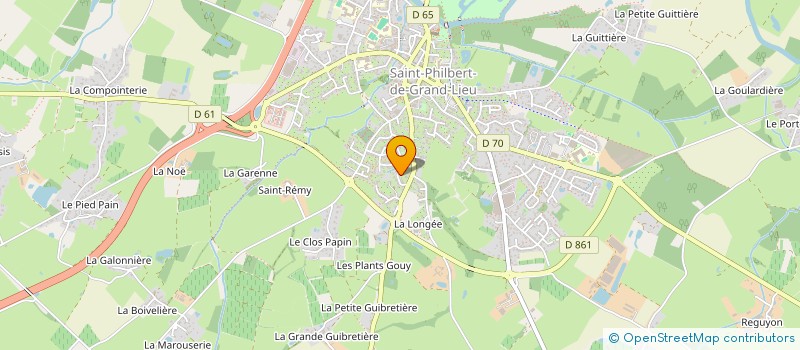 localisation de l'entreprise SCI POULAIN  SAINT-PHILBERT-DE-GRAND-LIEU