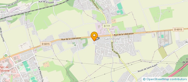 localisation de l'entreprise SCI POULAIN  GAINNEVILLE