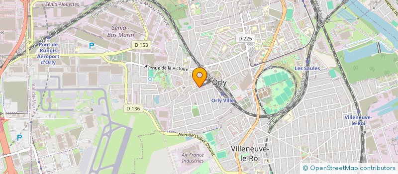 localisation de l'entreprise SCI POULAIN-CUSSET  ORLY