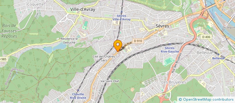 localisation de l'entreprise SCI POULARD FLORA  SEVRES