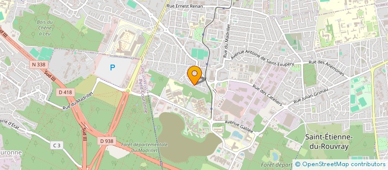 localisation de l'entreprise SCI POULET  SAINT-ETIENNE-DU-ROUVRAY