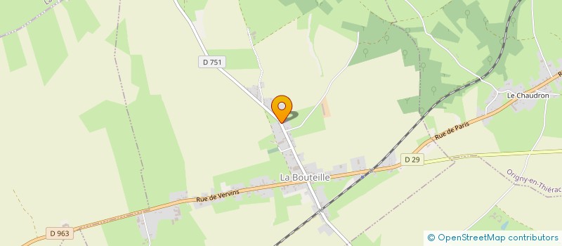 localisation de l'entreprise SCI POULET PERE ET FILS  LA BOUTEILLE