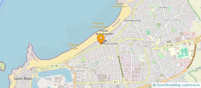 localisation de l'entreprise SCI POULET SIMONETI DERENNES  SAINT-MALO