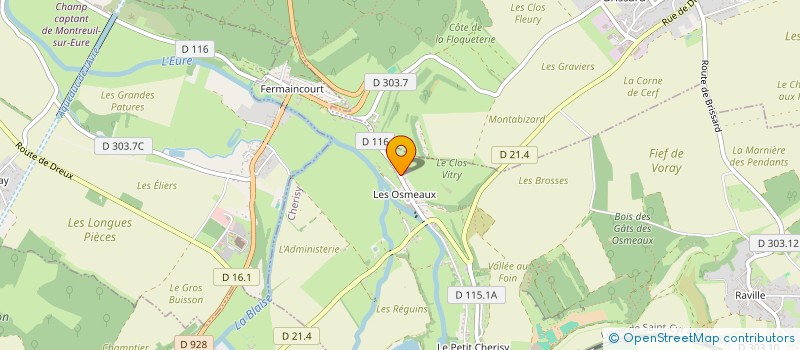localisation de l'entreprise SCI POULHALEC à CHERISY