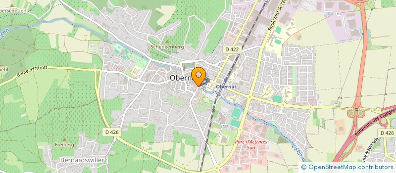 localisation de l'entreprise SCI POULIE à OBERNAI