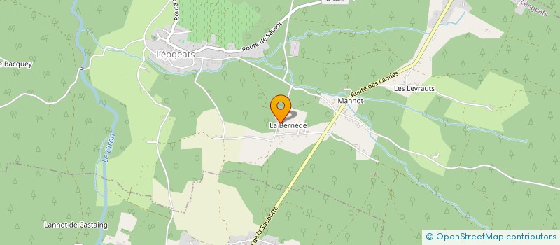 localisation de l'entreprise SCI POULIE  LEOGEATS