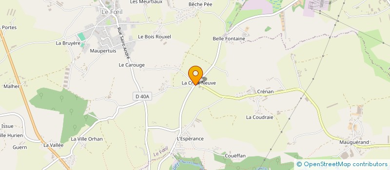 localisation de l'entreprise SCI POULIQUEN PAUPELIN- HUCHARD  QUINTIN