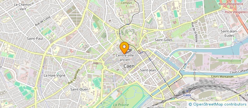 localisation de l'entreprise SCI POULLAIN DUPARC N 35 à CAEN
