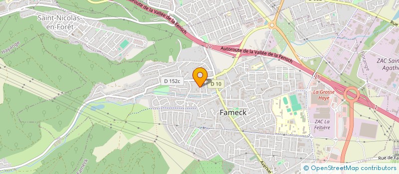 localisation de l'entreprise SCI POULPINOUS  FAMECK