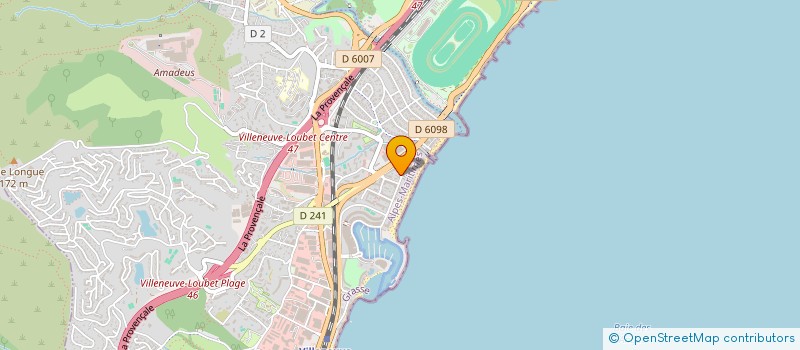 localisation de l'entreprise SCI POULPS à VILLENEUVE-LOUBET