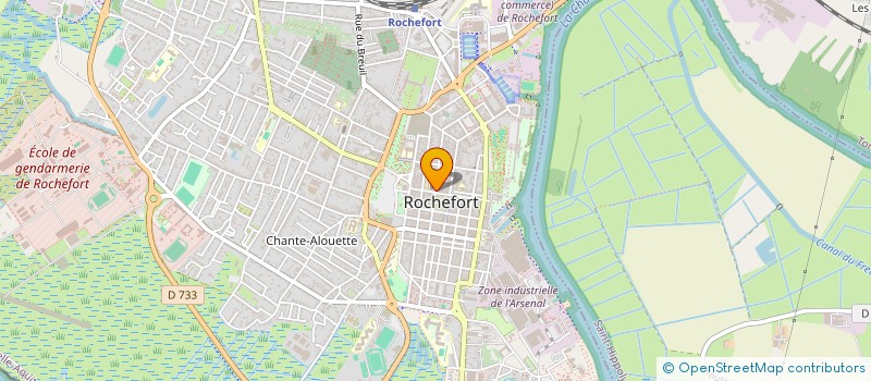 localisation de l'entreprise SCI POULPY  ROCHEFORT