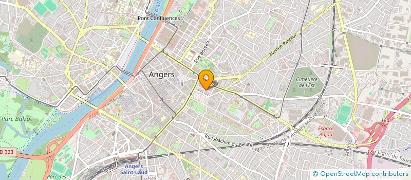 localisation de l'entreprise SCI POULUX à ANGERS