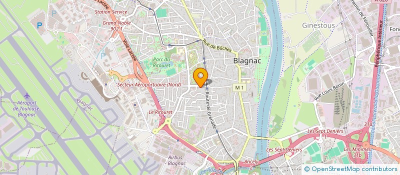 localisation de l'entreprise SCI POUMEYROL  BLAGNAC