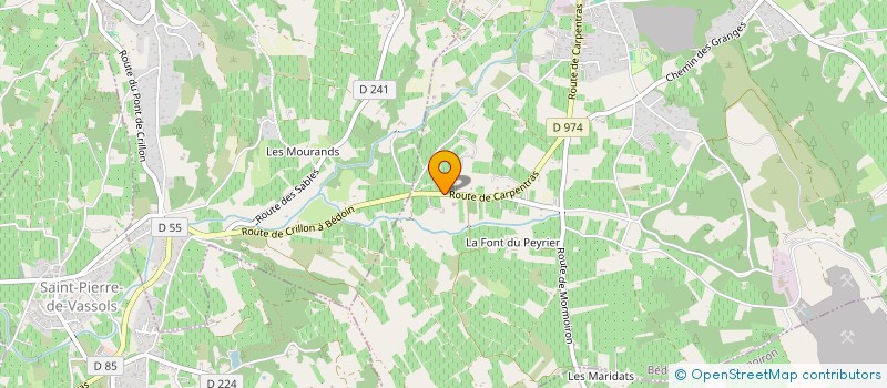 localisation de l'entreprise SCI POUNOBAR  BEDOIN