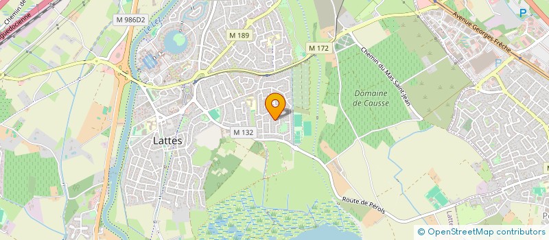 localisation de l'entreprise SCI POUPANIC à LATTES