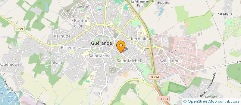localisation de l'entreprise SCI POUPARD GIRARD  GUERANDE