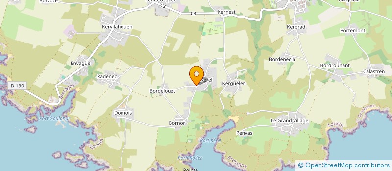 localisation de l'entreprise SCI POUPETTE  BANGOR