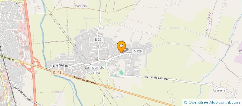 localisation de l'entreprise SCI POUPI à LE CARLARET