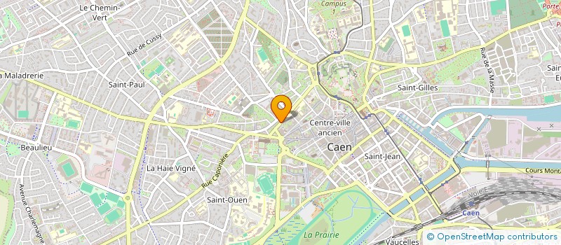 localisation de l'entreprise SCI POUPINET  CAEN