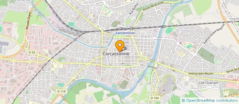 localisation de l'entreprise SCI POUPS à CARCASSONNE
