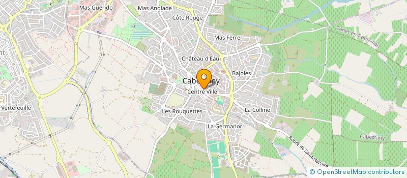 localisation de l'entreprise SCI POUQUET - GUILHOT  CABESTANY