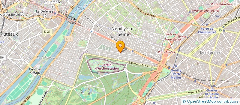 localisation de l'entreprise SCI POUR L'AFRIQUE à NEUILLY-SUR-SEINE
