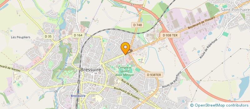 localisation de l'entreprise SCI POUR LE MEILLEUR ET POUR LE PIRE  BRESSUIRE