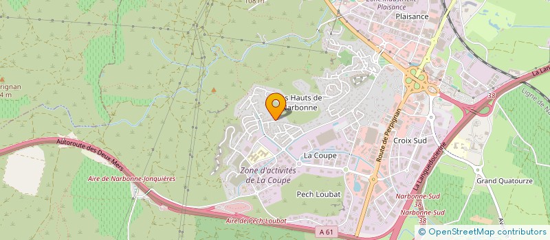 localisation de l'entreprise SCI POUR LES FILLES à NARBONNE