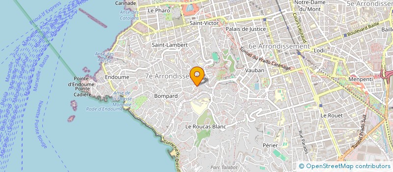 localisation de l'entreprise SCI POURCARESSE à MARSEILLE