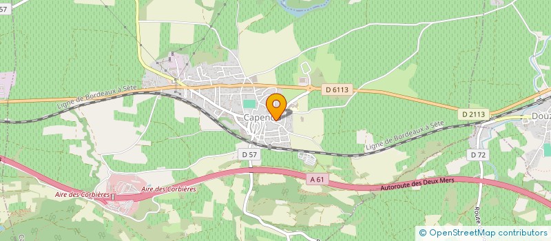 localisation de l'entreprise SCI POURGASO  CAPENDU