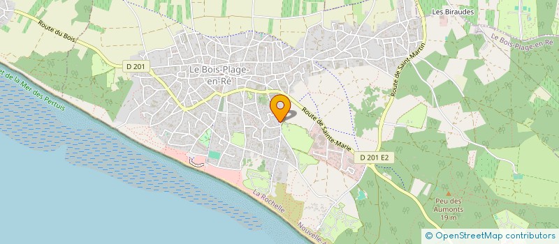 localisation de l'entreprise SCI POURINVEST  LE BOIS-PLAGE-EN-RE