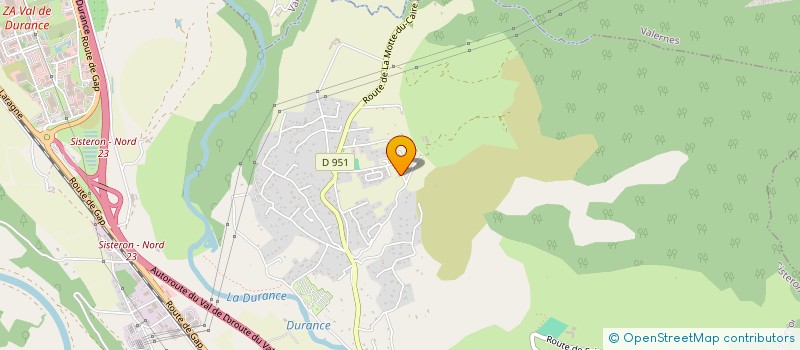 localisation de l'entreprise SCI POURNA  SISTERON