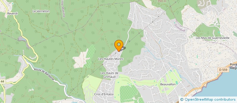 localisation de l'entreprise SCI POURPRE à GRIMAUD