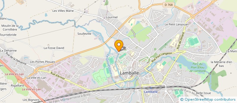 localisation de l'entreprise SCI POURQUOI PAS  LAMBALLE-ARMOR