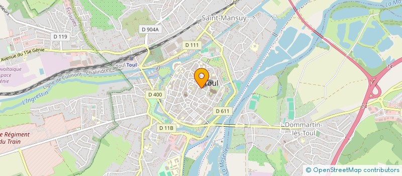 localisation de l'entreprise SCI POURRAVE  TOUL