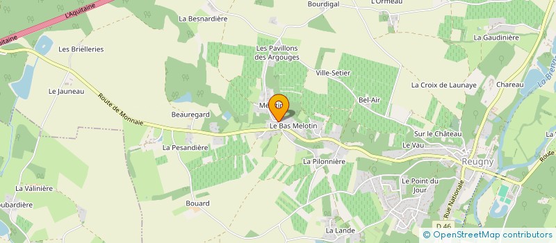localisation de l'entreprise SCI POUS-FAB-EL à REUGNY