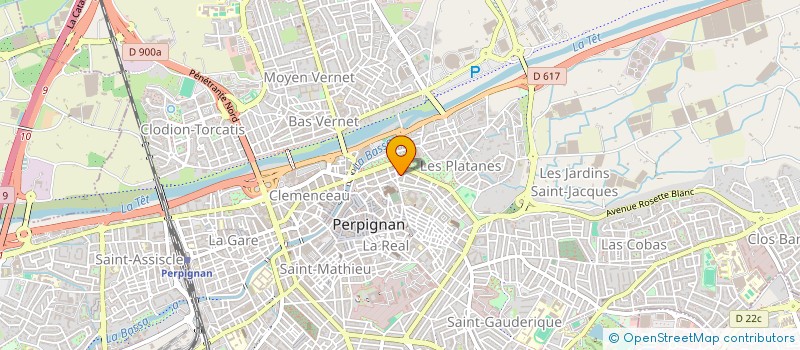 localisation de l'entreprise SCI POUS PAGES  PERPIGNAN