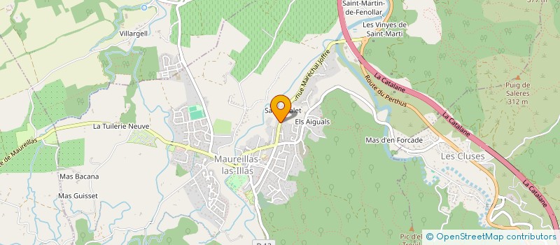 localisation de l'entreprise SCI POUS-ROCLE  MAUREILLAS-LAS-ILLAS