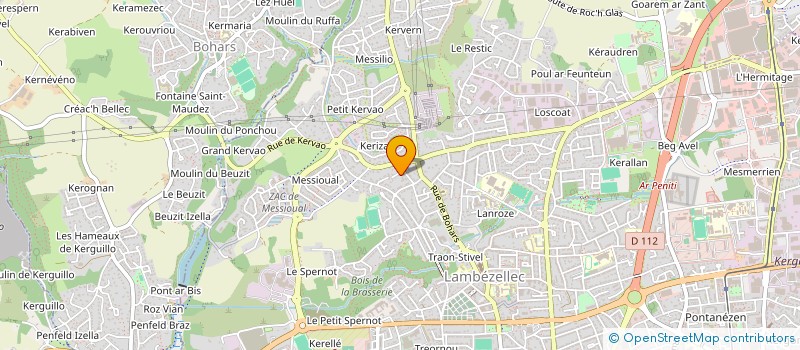 localisation de l'entreprise SCI POUSIB  BREST