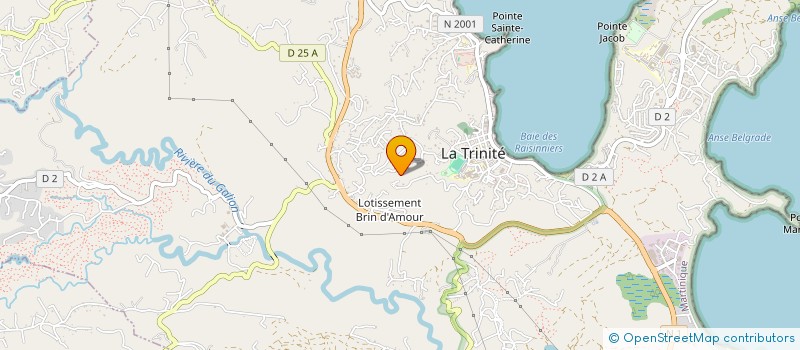localisation de l'entreprise SCI POUSSIERE D'ETOILES à TRINITE