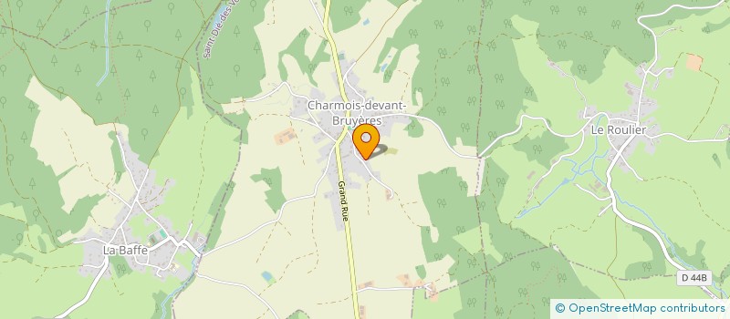 localisation de l'entreprise SCI POUSSIN  CHARMOIS-DEVANT-BRUYERES