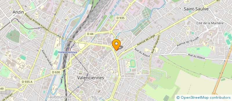 localisation de l'entreprise SCI POUSSIN  VALENCIENNES