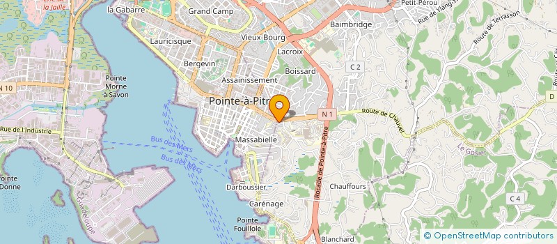 localisation de l'entreprise SCI POUSSINES à LES ABYMES